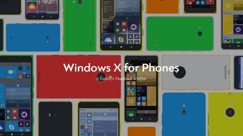 Windows X for Phones       Windows 10