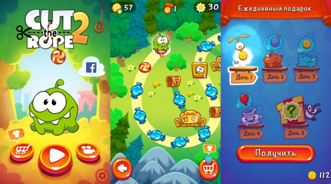  Windows  Windows Phone   Cut the Rope 2