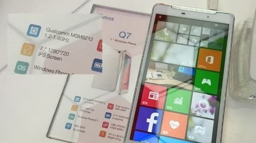 Ramos Q7 — новый смартфон с 7-дюймовым экраном и Windows Phone 8.1