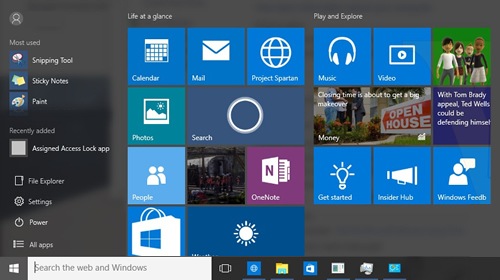 Опубликована новая сборка Windows 10 Insider Preview — 10122