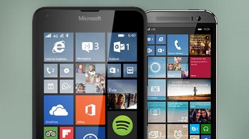   Windows 10 Mobile    Lumia 640  HTC One M8