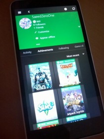 Фото: мобильная версия приложения Xbox для Windows 10