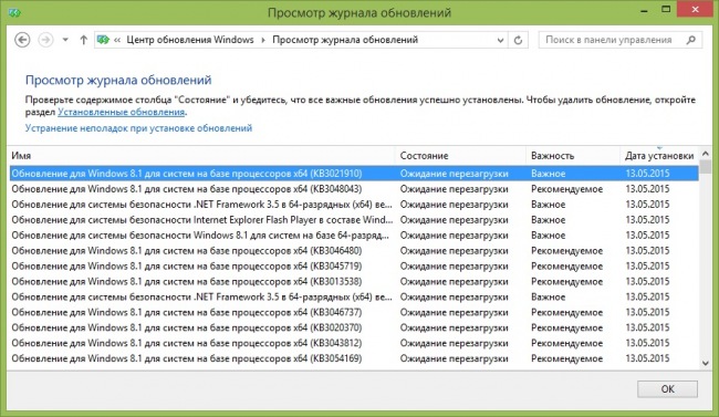 Для Windows 8.1 выпущен майский набор обновлений безопасности