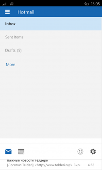     Outlook  Windows 10 Mobile