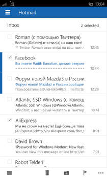     Outlook  Windows 10 Mobile