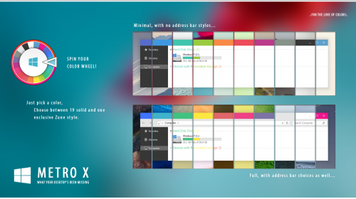 Metro X VS       Windows 8.1