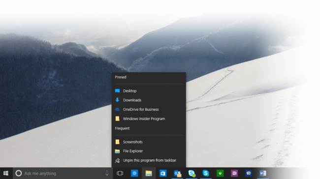        Windows 10 Insider Preview