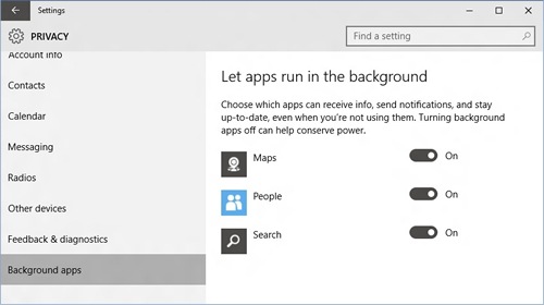 Пользователи Windows 10 смогут запретить приложениям работу в фоновом режиме