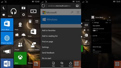 : Windows 10 Mobile Insider Preview 10034    