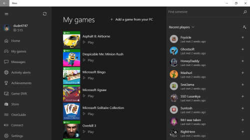 Обновлено приложение Xbox для Windows 10 Insider Preview build 10158
