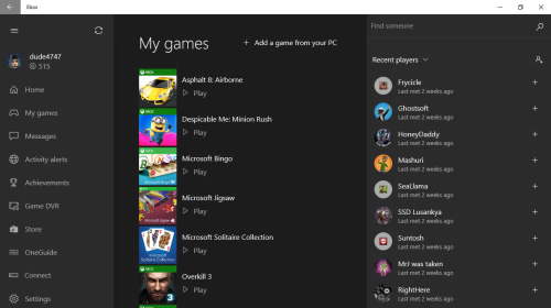   Xbox  Windows 10 Insider Preview build 10158