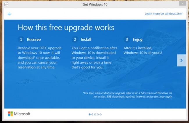 Microsoft начала предлагать Windows 10 пользователям Windows 7 и 8
