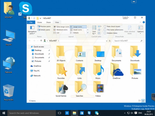    Windows 10 Insider Preview 10135