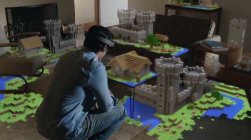 Видео: Minecraft и Halo 5 для HoloLens
