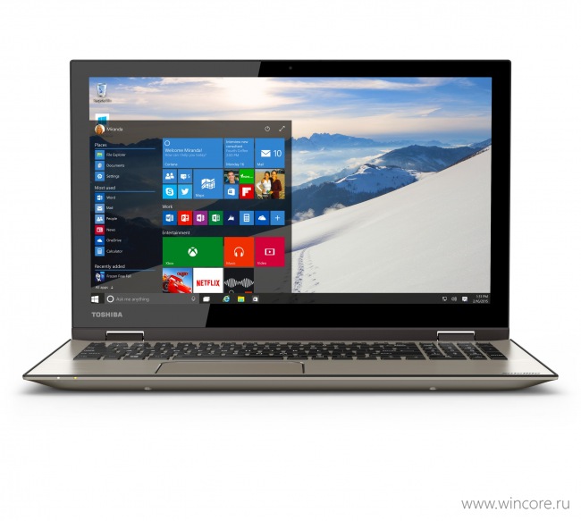 Toshiba Satellite Radius 15 4K Ultra HD Edition      4K-
