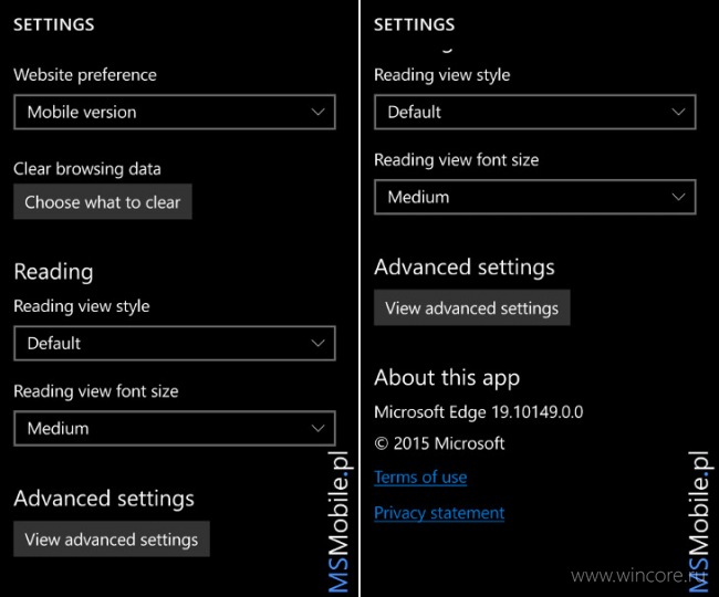  Windows 10 Mobile build 10149