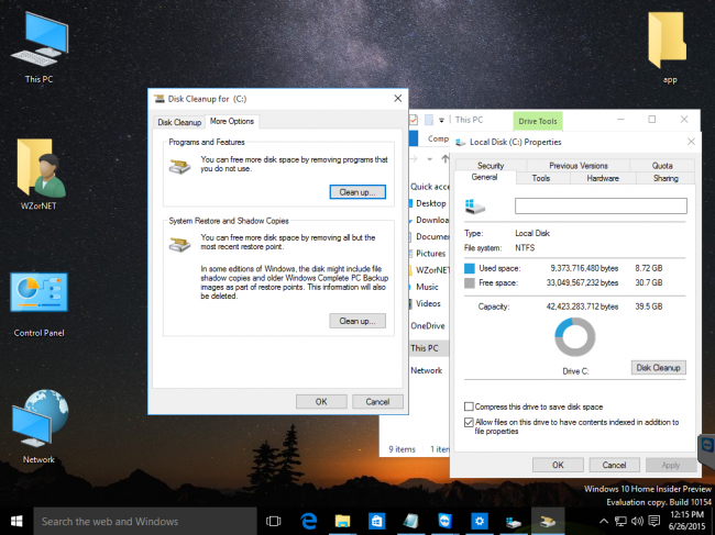    Windows 10 Insider Preview Build 10154