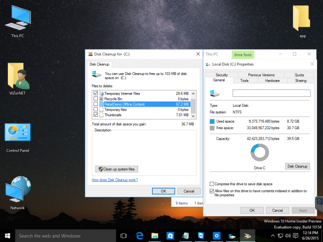    Windows 10 Insider Preview Build 10154