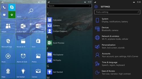 : Windows 10 Mobile Insider Preview 10158