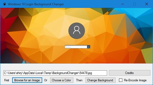 Windows 10 Login Screen Background Changer — меняем фон экрана входа в систему