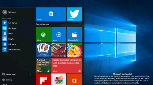 : Windows 10 Insider Preview 10163