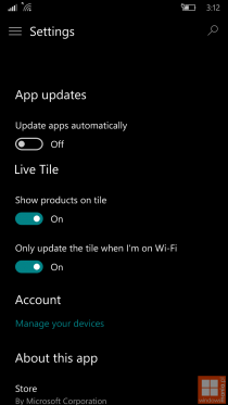 Скриншоты Windows 10 Mobile Insider Preview 10162
