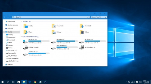 Color theme for Win10       