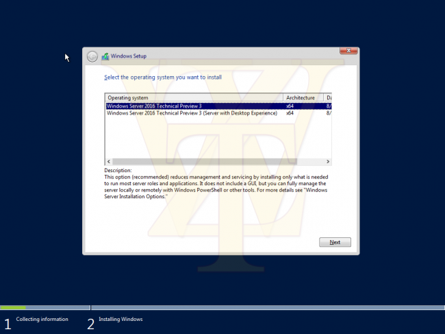    Windows Server 2016 Technical Preview 3 build 10514