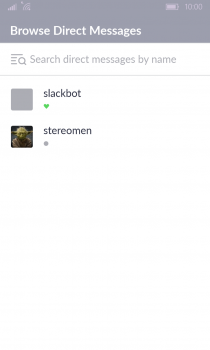 -   Slack   Windows Phone