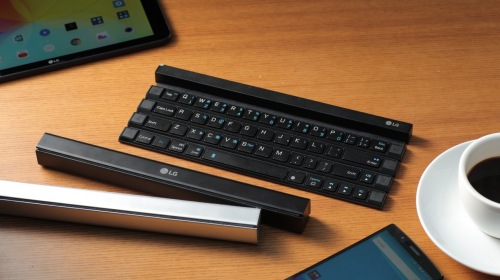 LG Rolly Keyboard — складная клавиатура для планшетов и смартфонов