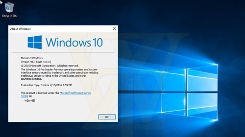 [] Windows 10 Insider Preview 10537      