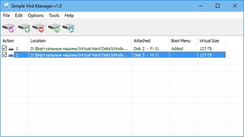 Simple VHD manager        