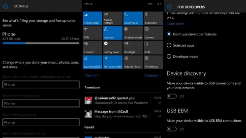      Windows 10 Mobile Insider Preview 10536