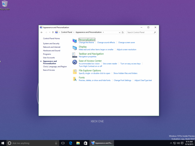  Windows 10 Insider Preview 10537