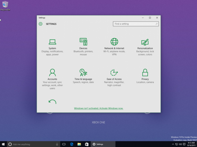  Windows 10 Insider Preview 10537