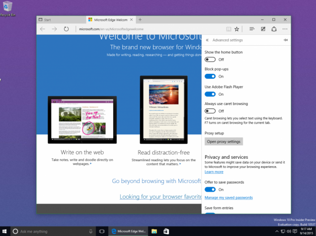  Windows 10 Insider Preview 10537