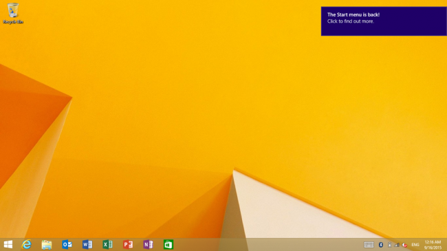 Пользователи Windows RT получили меню «Пуск»
