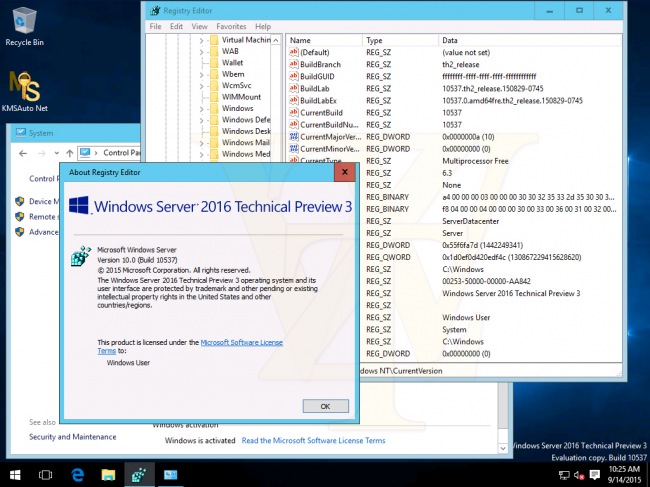 В сеть попал установочный образ Windows Server 2016 Technical Preview 3 Build 10537