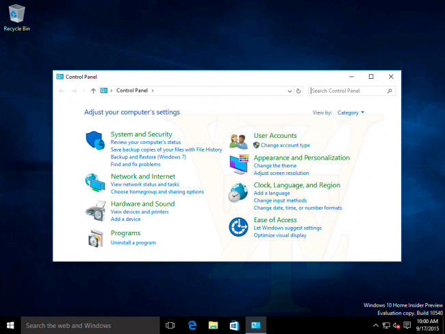  Windows 10 Insider Preview 10540