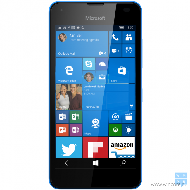 Первые изображения Microsoft Lumia 550