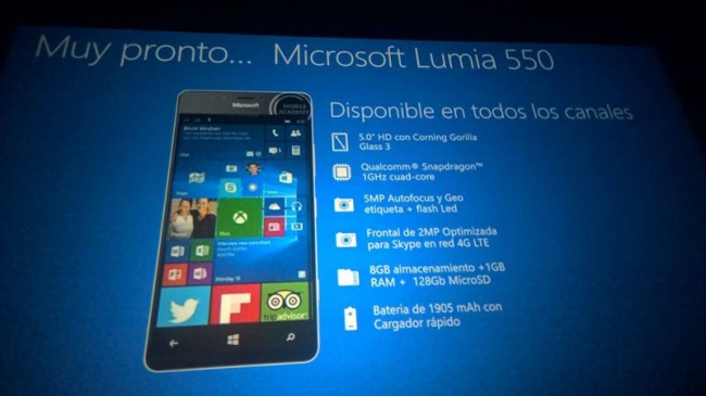   Lumia 950, Lumia 950 XL  Lumia 550