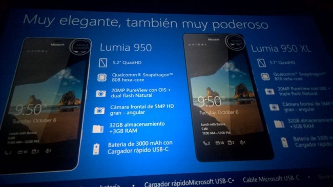   Lumia 950, Lumia 950 XL  Lumia 550