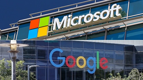    Microsoft  Google   