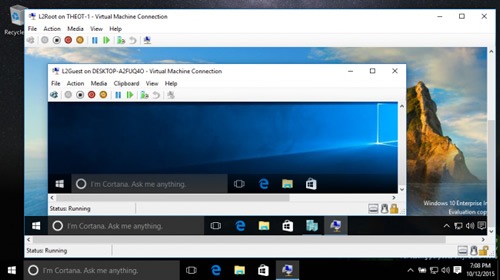 Windows 10 Insider Preview 10565 поддерживает вложенную виртуализацию