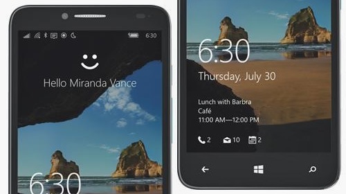 Изображение первого смартфона Alcatel с Windows 10 Mobile на борту