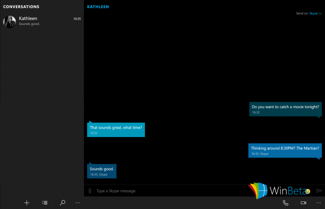 В следующую сборку Windows 10 Insider Preview может попасть приложение «Сообщения»