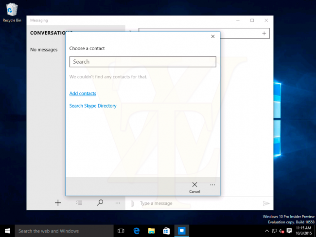 В сеть утекла Windows 10 Insider Preview 10558