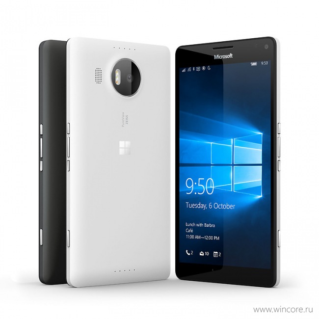 Microsoft официально представила смартфоны Lumia 950, 950 XL и 550