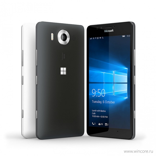 Microsoft    Lumia 950, 950 XL  550