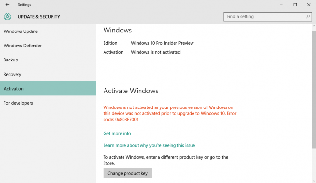    Windows 10 Insider Preview 10556